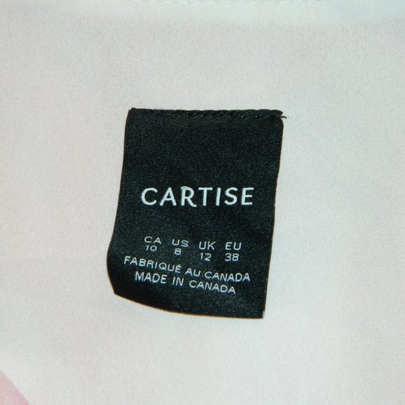 2 for/ $25 Cartise Tie Dye Sleeveless Tank Blouse Peach Pink White Size 10 - Picture 11 of 13